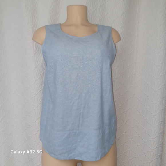 LOFT Tops - LOFT New Women Size M Light Blue Sleeveless Tank Top Size M